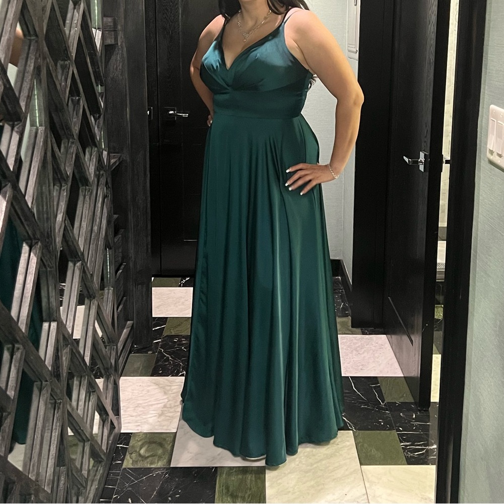 Emerald Sleeveless Maxi Dress